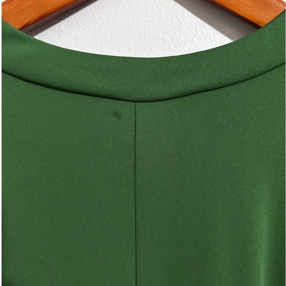 Eloquii Green Basic Long-Sleeved Dress‎ Tie at NeckWomen's Size - Picture 6 of 9